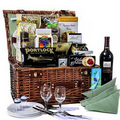 Picnic in The Park Wine Gift Basket